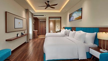 Phòng có bố cục màu hài hòa