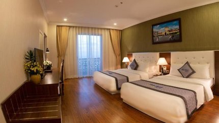 2 giường đơn rộng rãi thoải mái