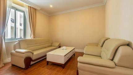 Không gian phòng khách thư dãn, thoải mái.