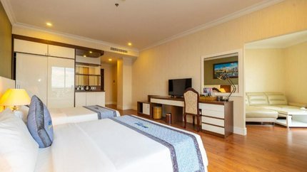 Không gian rộng rãi, hai phòng tách biệt