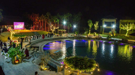 Hồ bơi Tại  Resort Thung Nham Ninh Bình