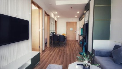 Gian phòng rộng rãi với thiết kế hiện đại