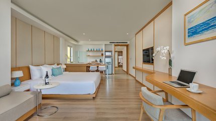 Căn phòng phù hợp với gia đình