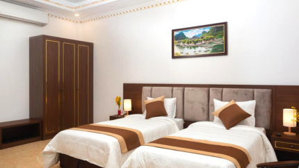 Phòng Deluxe Twin tại Trang An International Hotel