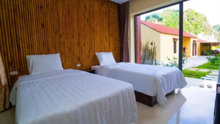 Phòng Hai Giường Đơn Nhìn Ra Vườn Trang An Retreat 3*