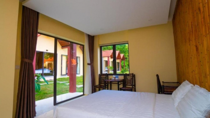 Phòng Gia Đình Nhìn Ra Vườn Khu Nghỉ Dưỡng Trang An Retreat
