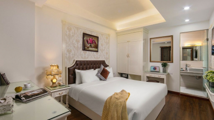 Phòng Deluxe King Or Twin Khách Sạn Trang Trang Boutique Hà Nội