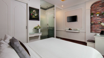 Phòng Deluxe Double City View Khách Sạn Trang Trang Premium
