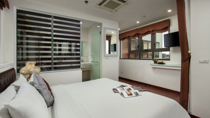 Phòng Executive Double Or Twin Balcony Trang Trang Premium Hotel