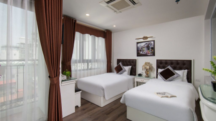 Phòng Executive Double Or Twin Balcony Trang Trang Premium Hotel 3*