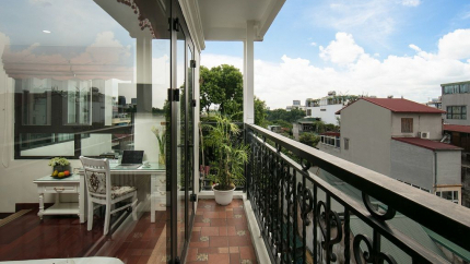 Phòng Executive Double Or Twin Balcony Khách Sạn Trang Trang Premium Hà Nội