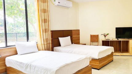 Căn phòng được trang bị đầy đủ tiện nghi