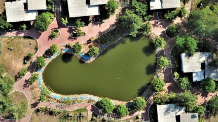 Toàn cảnh Tre Nguồn Thiên Cầm Resort