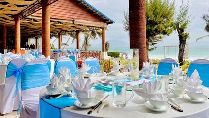 Không gian ngoài trời vô cùng thoáng mát