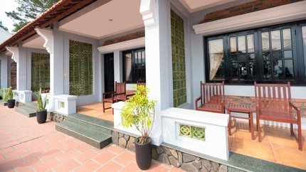 Khoảng sân của biệt thự