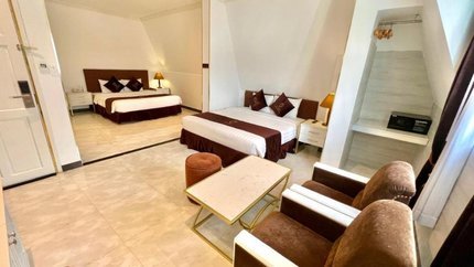 Không gian phòng rộng, thiết kế trang nhã