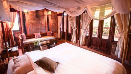 Phòng ngủ nhìn ra biển cực chill