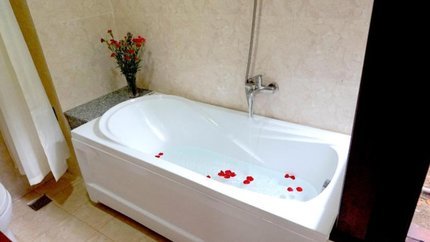 Phòng tắm lãng mạn