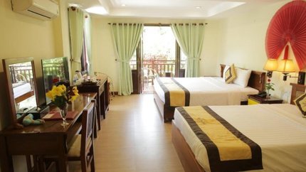 Phòng được bày trí bắt mắt