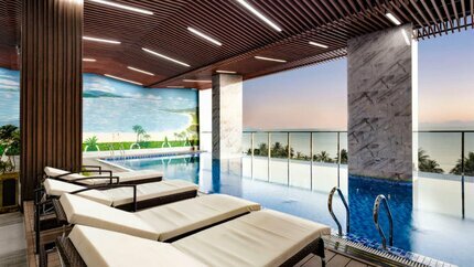 Góc khác của bể bơi