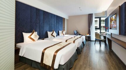 Phòng rộng rãi, đầy đủ tiện nghi