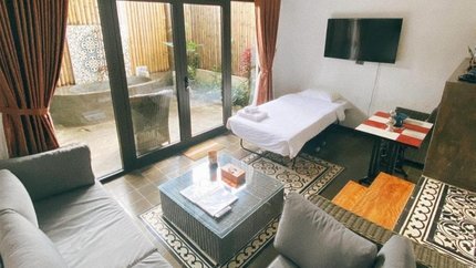 Phòng khách của villa