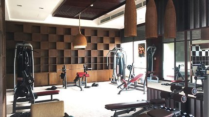 Trang thiết bị hiện đại tại phòng thể dục