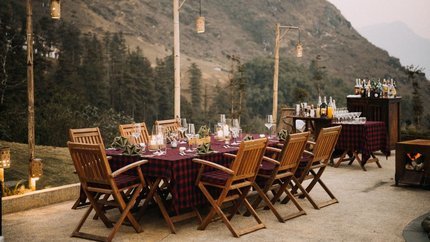 Quầy bar với bartender phục vụ riêng