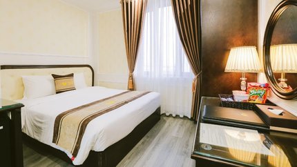 Phòng được trang bị đầy đủ tiện nghi