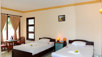 Phòng Garden View Family tại khu nghỉ dưỡng Vinh Sương Seaside Phan Thiết