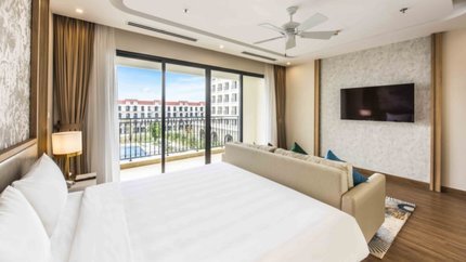 Phòng được trang bị đầy đủ tiện nghi