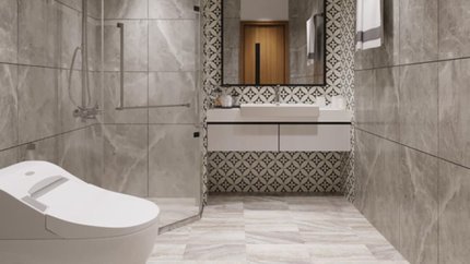 Phòng tắm đầy đủ tiện nghi