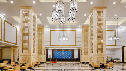 Sảnh chờ sang trọng, rộng lớn