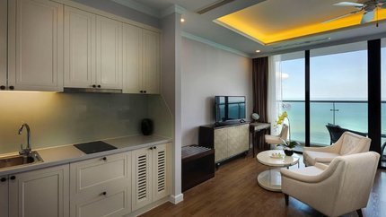 Phòng trang bị căn bếp tiện nghi
