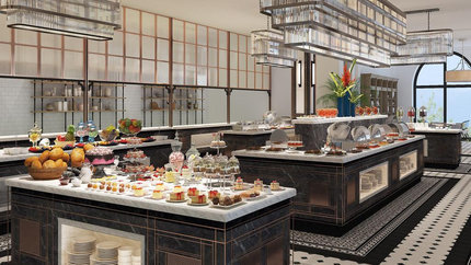 Nhà hàng buffet sang trọng