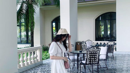 Nhiều góc check in tại resort Melia Vinpearl (Ảnh: @phuongtram1011)