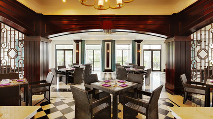 Nhà hàng Pebble tiêu chuẩn 5 sao