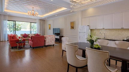 Phòng khách villa 3