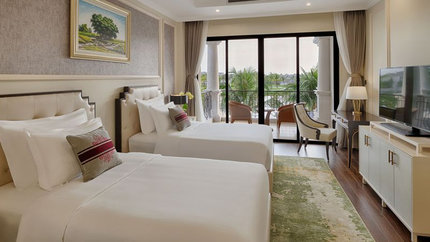 Phòng ngủ giường đơn của Villa 3 Bedroom
