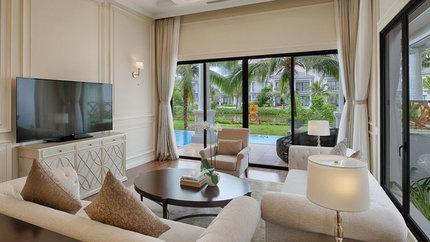 Phòng khách Villa 2 Bedroom