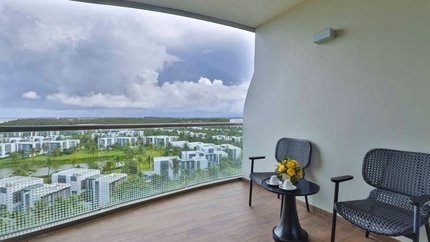 Ban công phòng rộng rãi