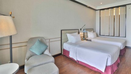 Không gian phòng Deluxe Twin