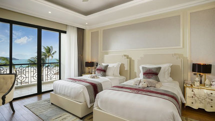 Phòng ngủ nằm sát bờ biển