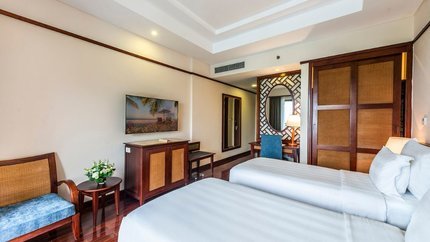 Không gian phòng Deluxe Twin