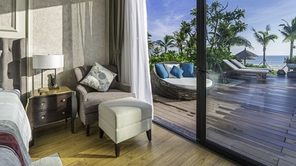 Không gian mở thoáng đãng tại phòng ngủ