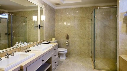 Phòng tắm tại villa 2 phòng ngủ