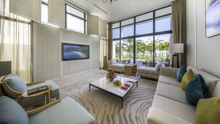 Phòng khách Villa 4 Bedroom