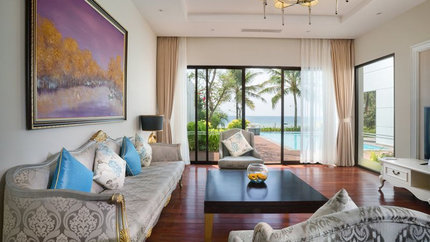 Phòng khách Villa 3 Bedroom Ocean View