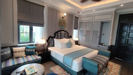Phòng nghỉ thanh lịch của Vườn Vua Resort 4*