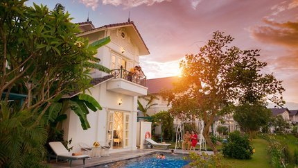 Một góc của biệt thự Thanh Liên WH